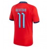 Herren Fußballbekleidung England Marcus Rashford #11 Auswärtstrikot WM 2022 Kurzarm